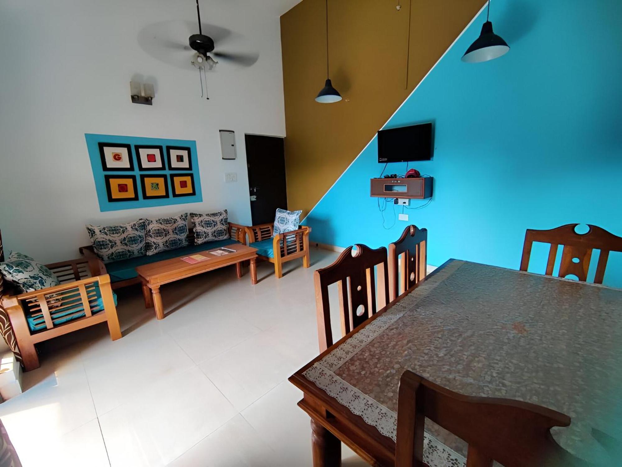 Ronne'S 2Bhk Lagoon Apartment -Calangute Bagian luar foto