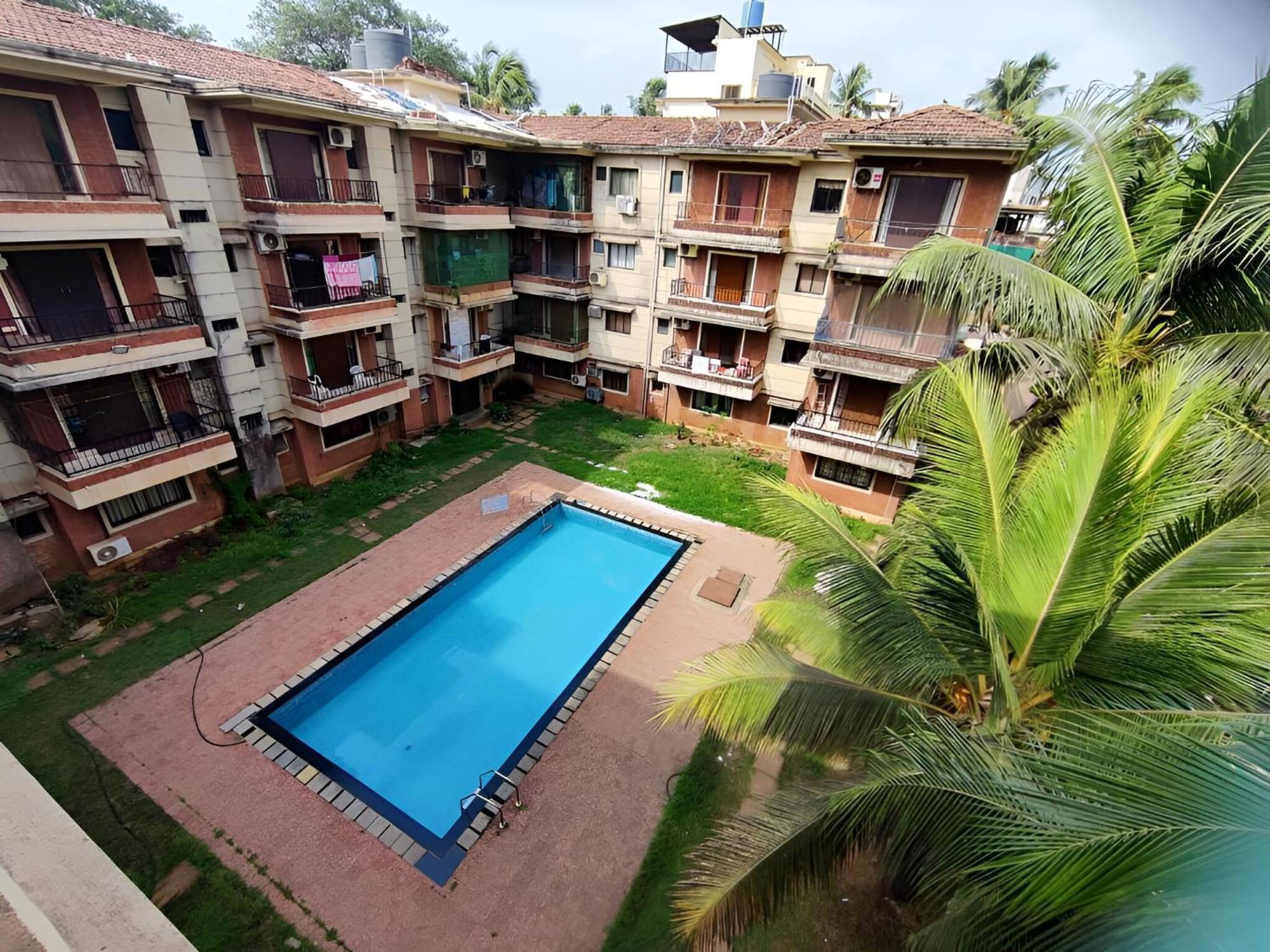 Ronne'S 2Bhk Lagoon Apartment -Calangute Bagian luar foto